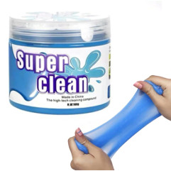 Очисний слайм Super Clean для салону автомобіля, ПК і ноутбуків