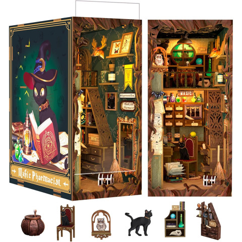 Book Nook Magic Pharmacist набір для збірки, 282 деталі