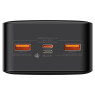 Baseus power bank 10000mah 20W (PPBD10K) павербанк чорний з дисплеєм та швидкою зарядкою