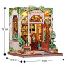 Book Nook Green Life Bookshop набір для збірки, 196 деталей