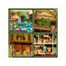 Book Nook Green Life Bookshop набір для збірки, 196 деталей