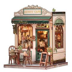 Конструктор Book Nook Сонячне кафе для книжкової полиці