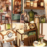 Book Nook Sunny Cafe набір для збірки, 233 деталі