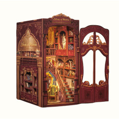 Конструктор Book Nook Бібліотека мудрості, вставка в книжкову полицю