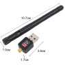 WiFi адаптер USB 2.0 бездротовий для ноутбуків пк