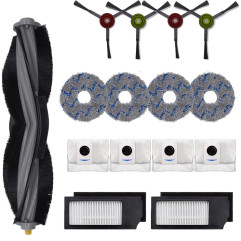 Набір витратних матеріалів для робота пилососа, сумісні з Ecovacs Deebot T10 Omni X1 Turbo X1 Omni X1 15 аксесуарів