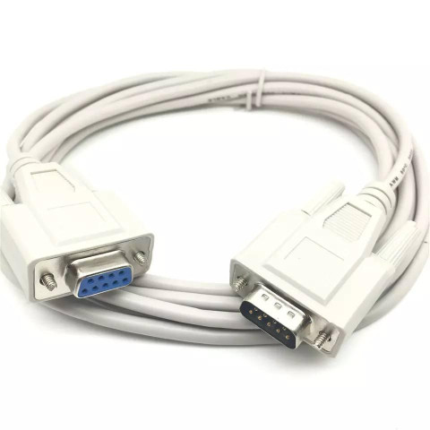 Кабель нуль-модемний мама-тато RS232 DB9 COM 140 см