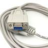 Кабель нуль-модемний мама-тато RS232 DB9 COM 140 см