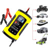 Зарядний пристрій для акумуляторів 12V 5A FOXSUR з ЖК-дисплеєм (fbc1205d)